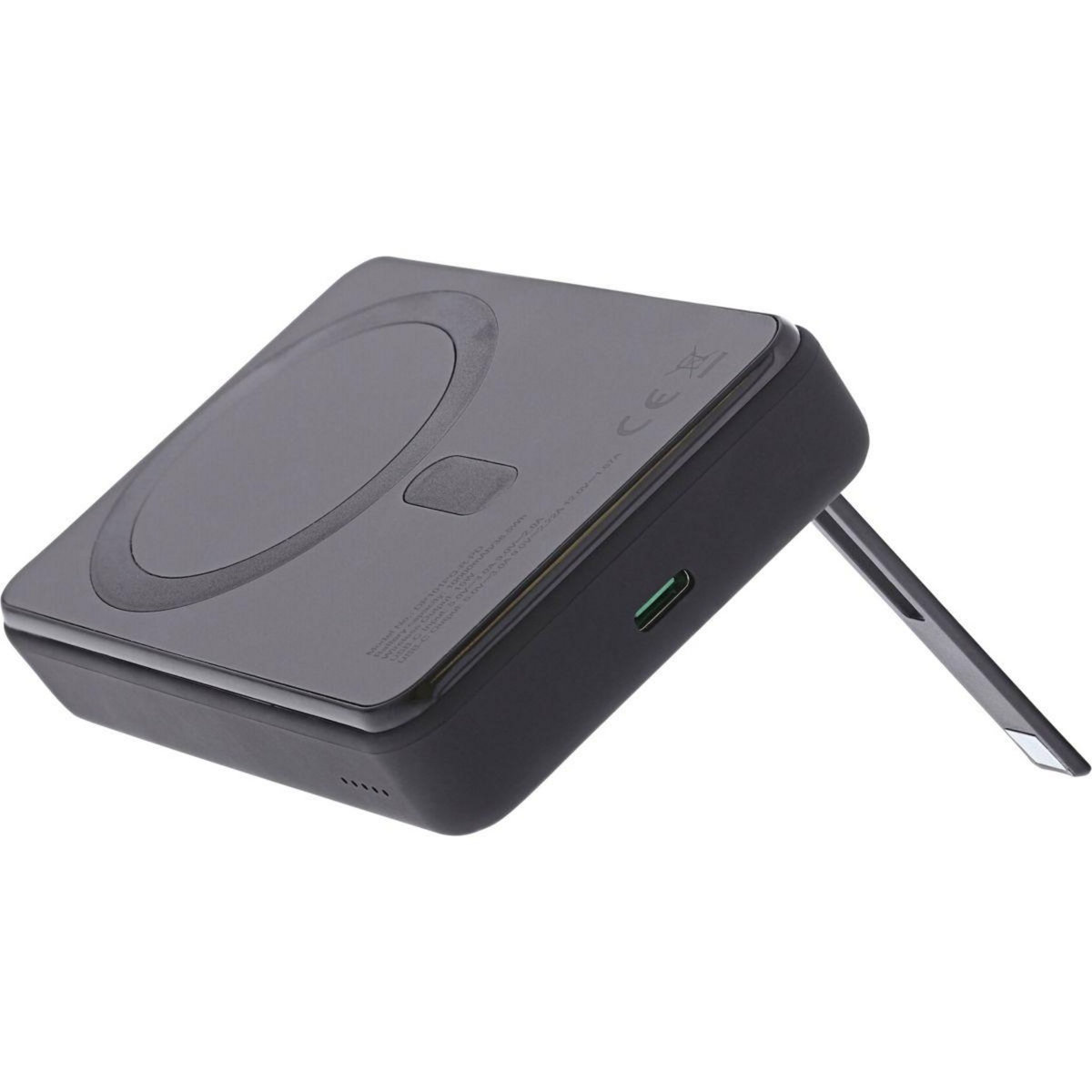 TNB Batterie externe 10 000 mAh MagSafe fonction stand noir