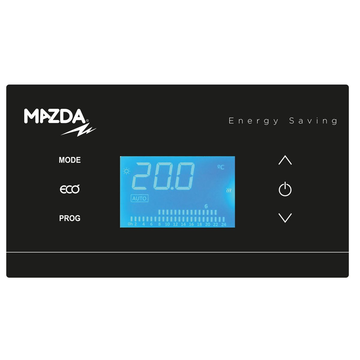 MAZDA Radiateur électrique 2000W pierre naturelle Dual Kherr - Terre lunaire 2.0