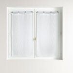 Paris Prix Paire de Voilages à Œillets  Davina  60x160cm Blanc