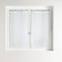 Voir la diapositive 1 : Paris Prix Paire de Voilages à Œillets  Davina  60x160cm Blanc