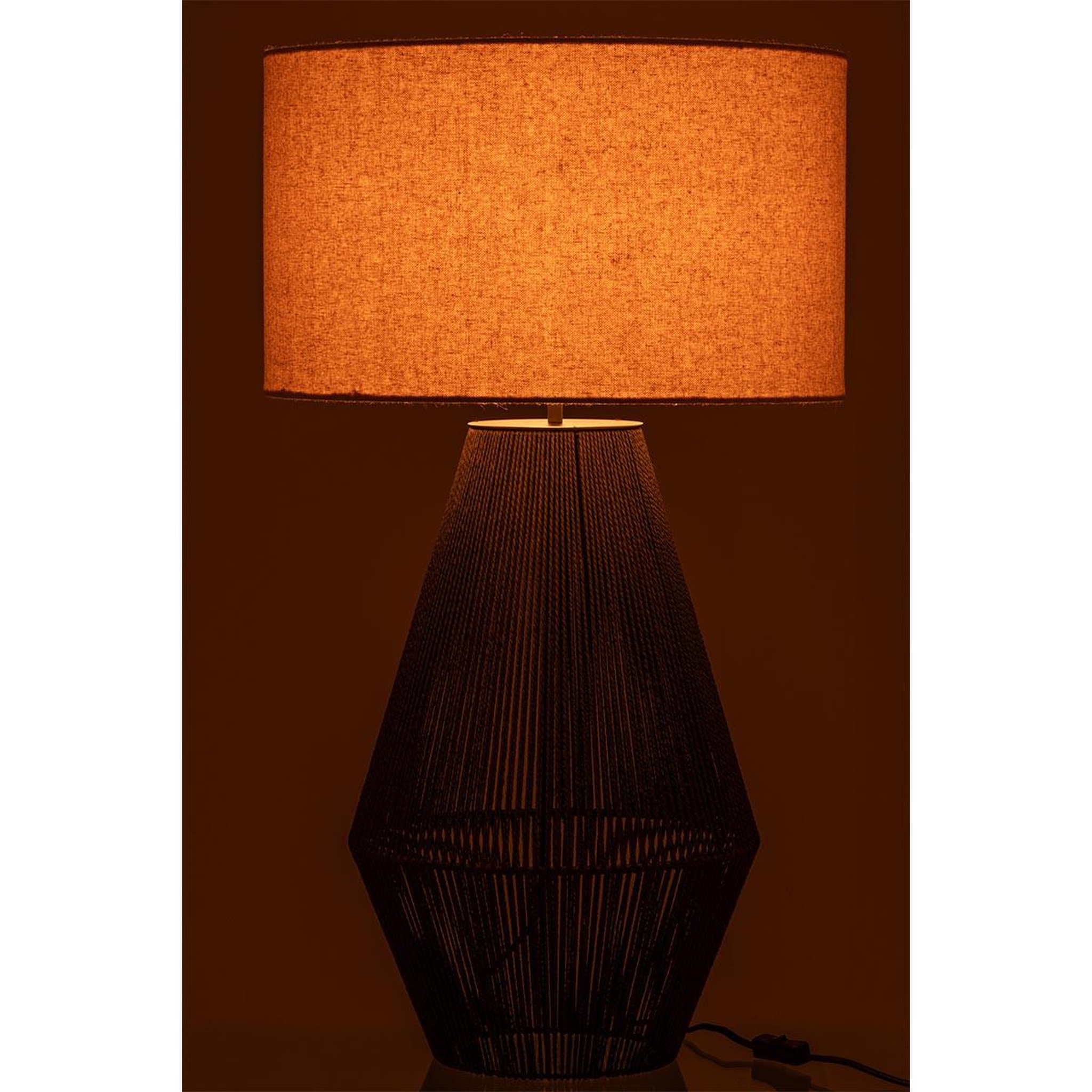 Voir la diapositive 3 : J-LINE Lampe à poser design  striing  78cm noir