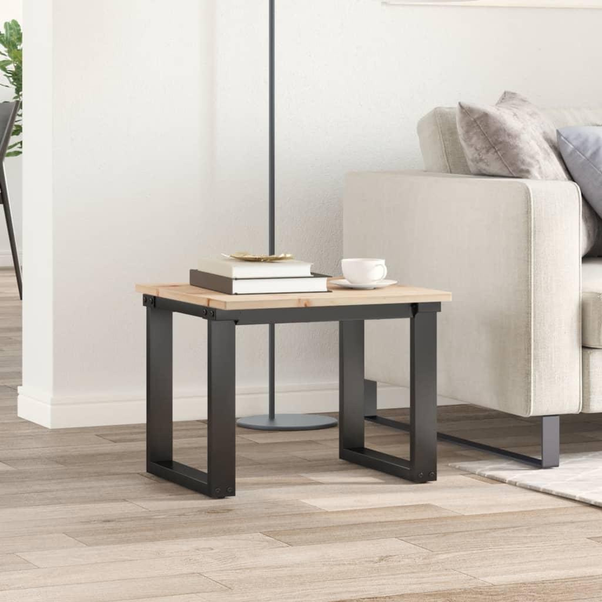 Voir la diapositive 3 : VIDAXL Dessus de table 50x50x1,7 cm carre bois de pin massif