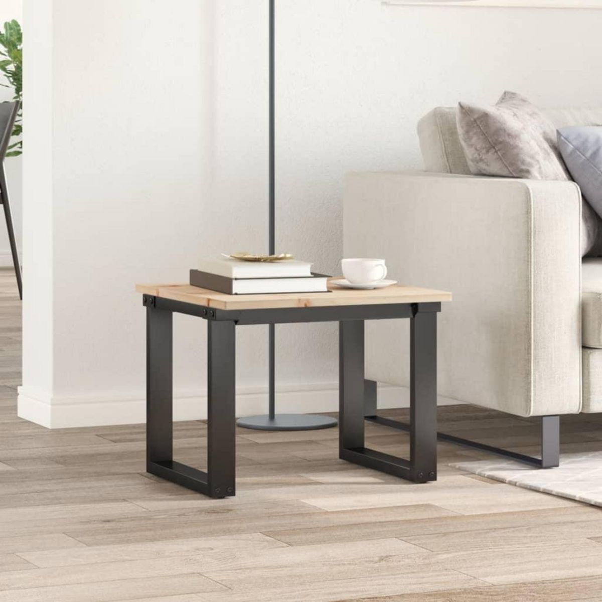 VIDAXL Dessus de table 50x50x1,7 cm carre bois de pin massif