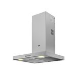 Beko Hotte décorative murale 60cm 68db 613m3/h inox - BHCB61622BXH