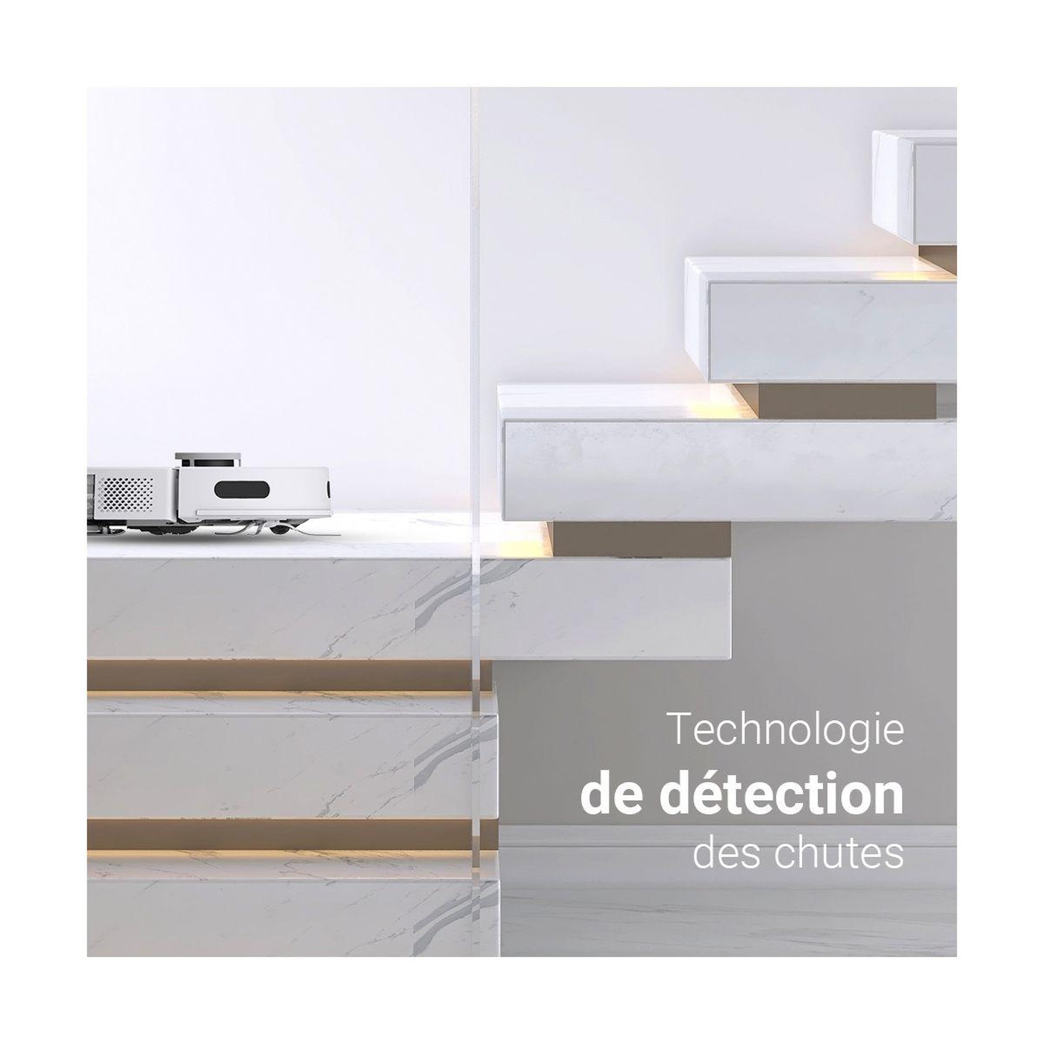 Voir la diapositive 3 : EZVIZ Aspirateur robot RE5