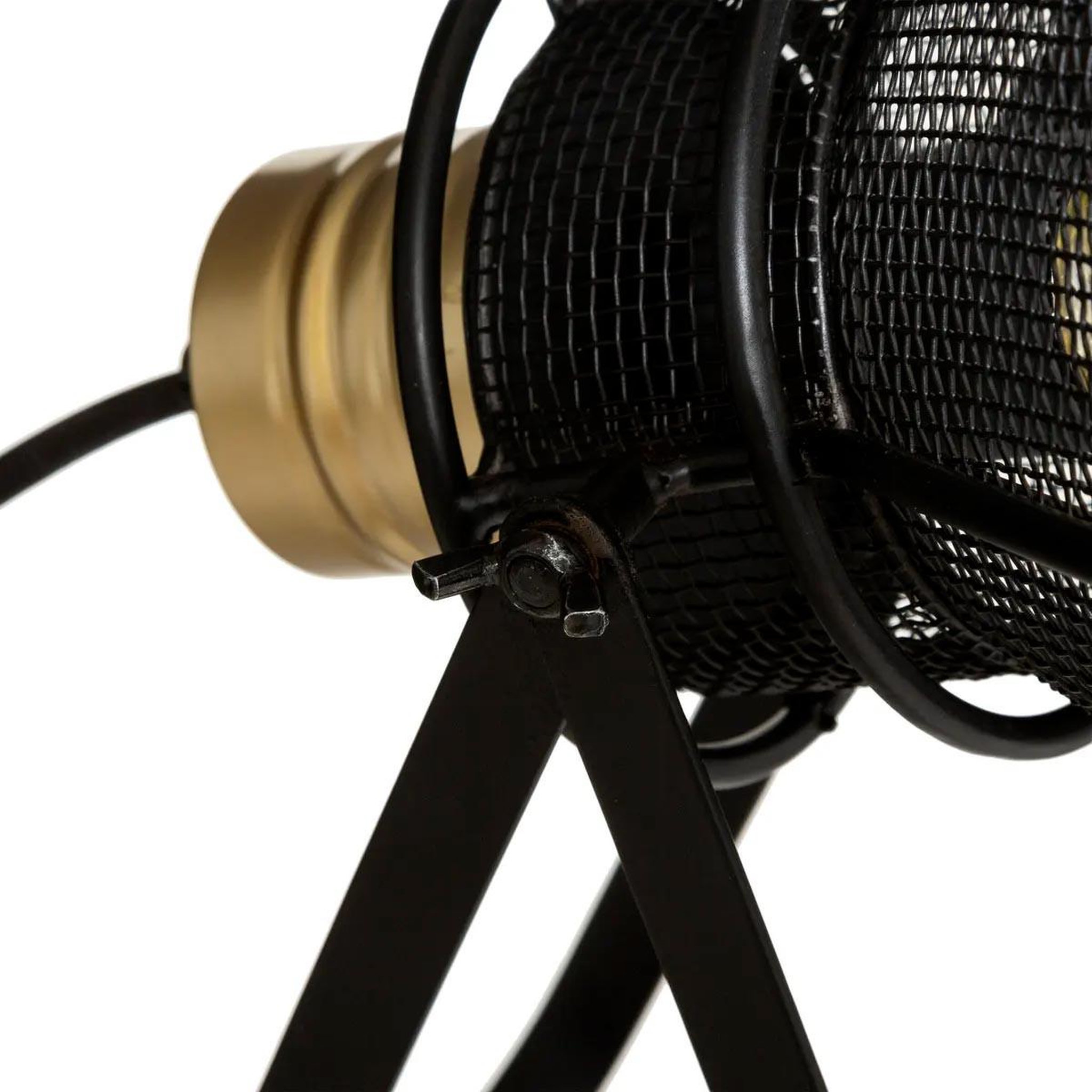 Voir la diapositive 3 : ATMOSPHERA Lampe à poser design  rodo  31cm noir & or