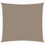Voir la diapositive 2 : VIDAXL Voile de parasol tissu oxford carre 6x6 m taupe