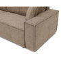 Voir la diapositive 6 : BEST MOBILIER Cezanne - canapé droit 3 places convertible avec coffre en tissu texturé