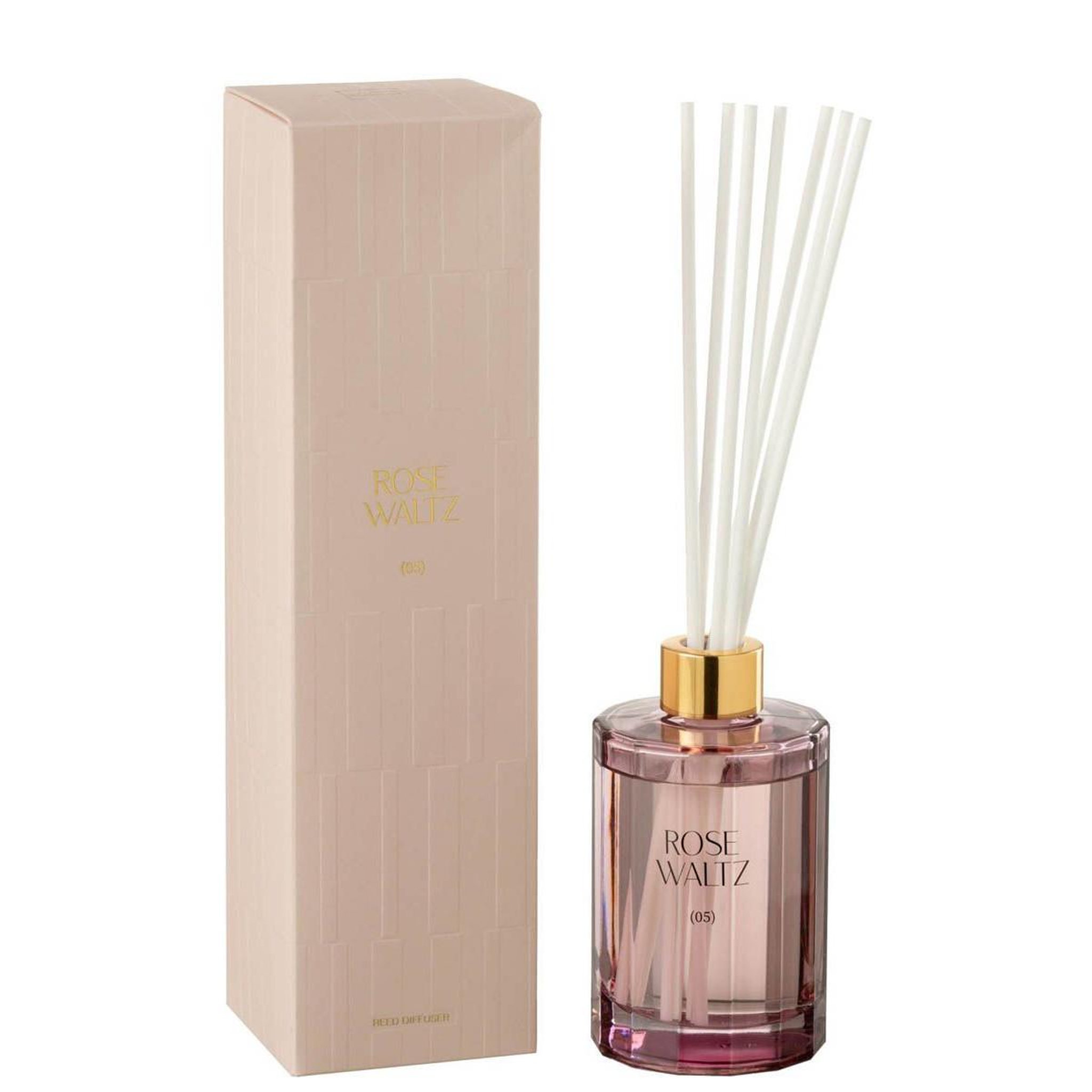 Voir la diapositive 2 : J-LINE Diffuseur de parfum design  elie  200ml rose waltz
