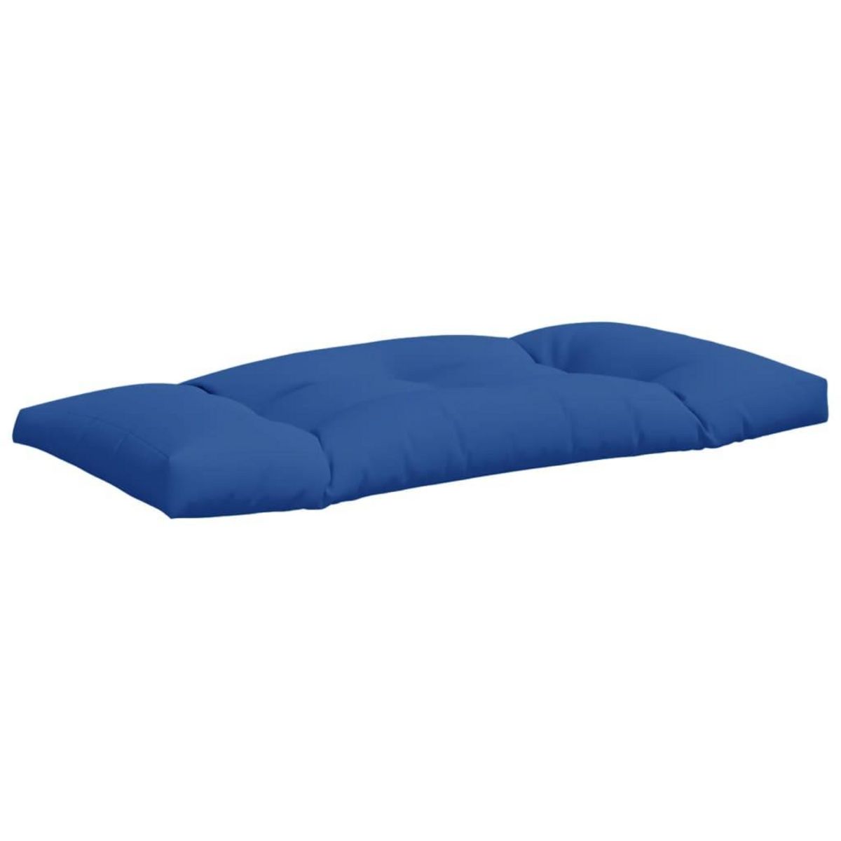 VIDAXL Coussins de palette lot de 2 bleu tissu