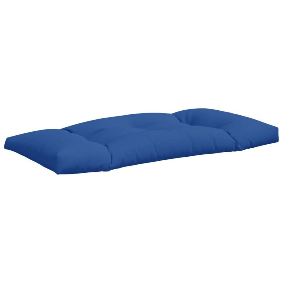 VIDAXL Coussins de palette lot de 2 bleu tissu