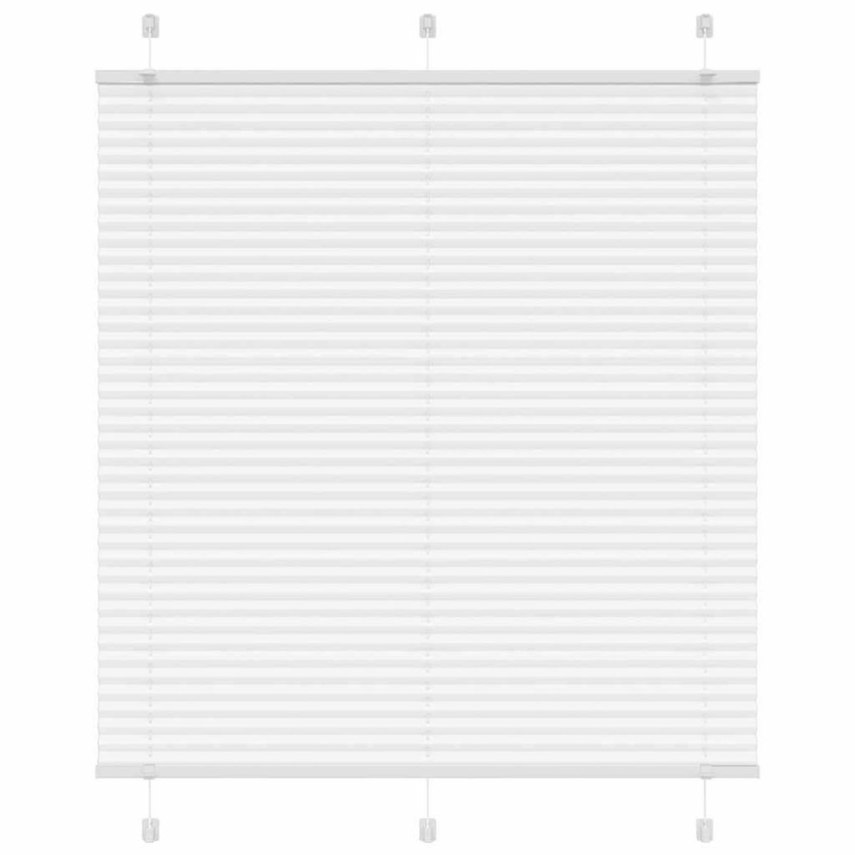 VIDAXL Store plisse blanc 120x100cm largeur du tissu 119,4cm polyester