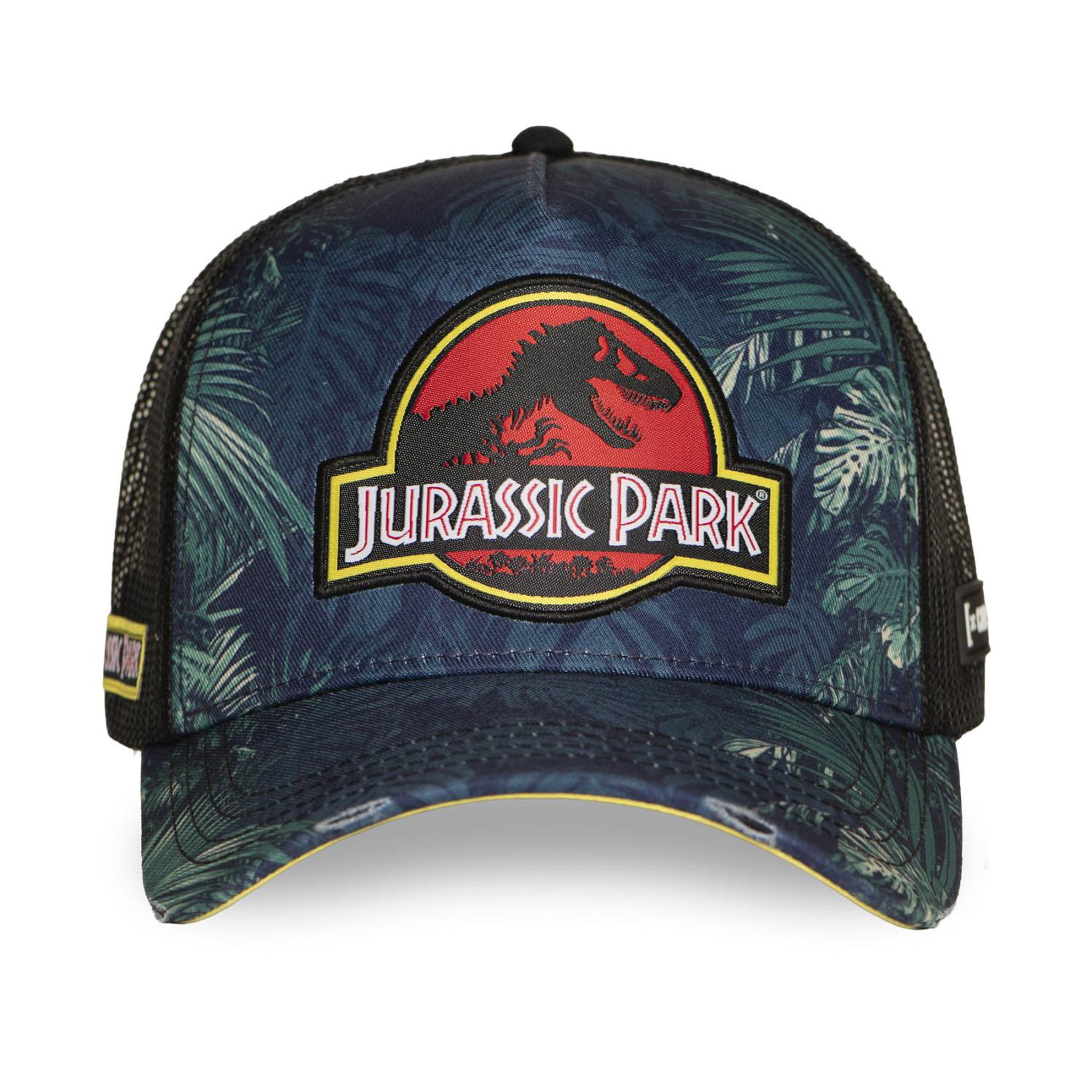 Voir la diapositive 2 : CAPSLAB Casquette trucker avec filet et patch Jurassic Park