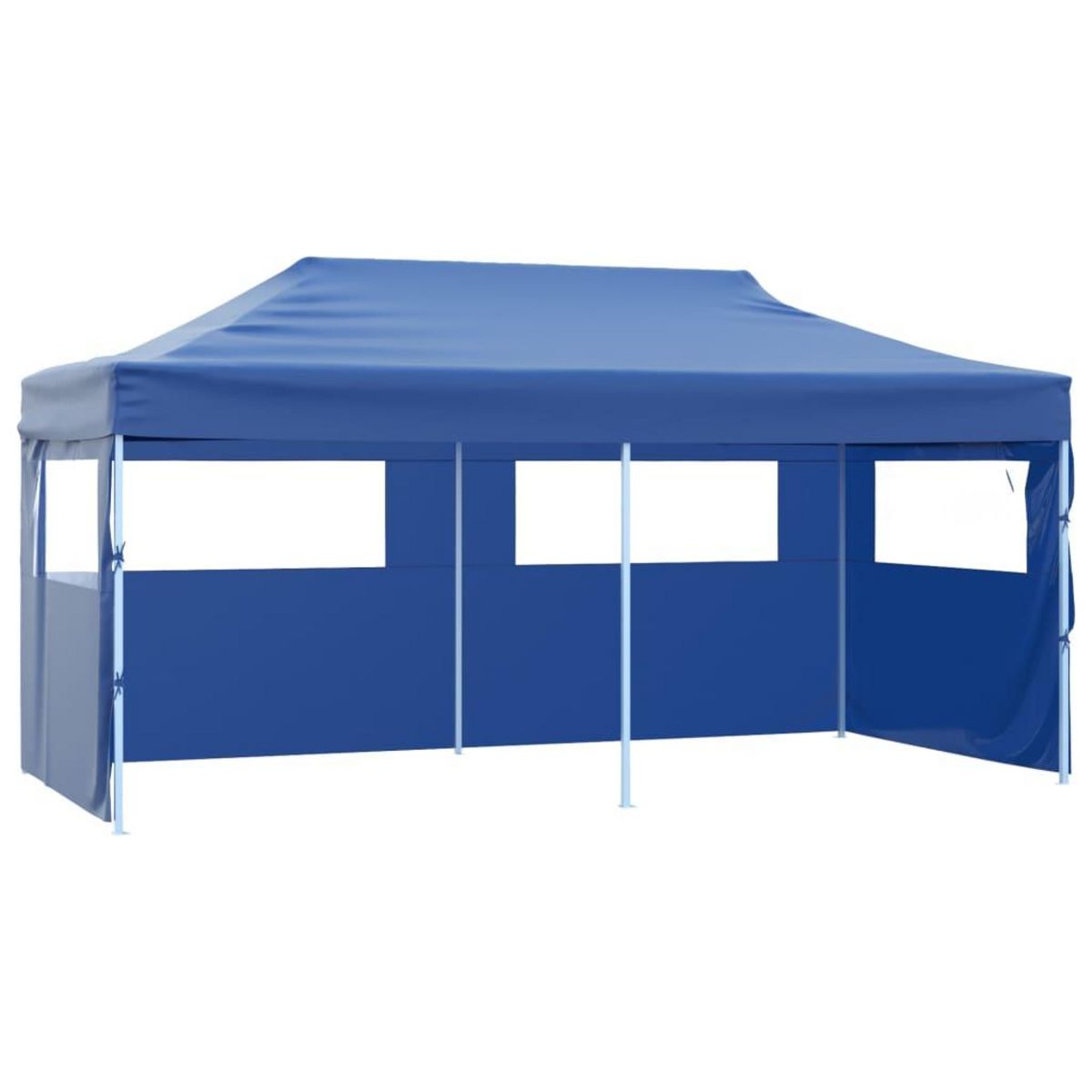 VIDAXL Tente de reception pliable bleue 3 x 6 m