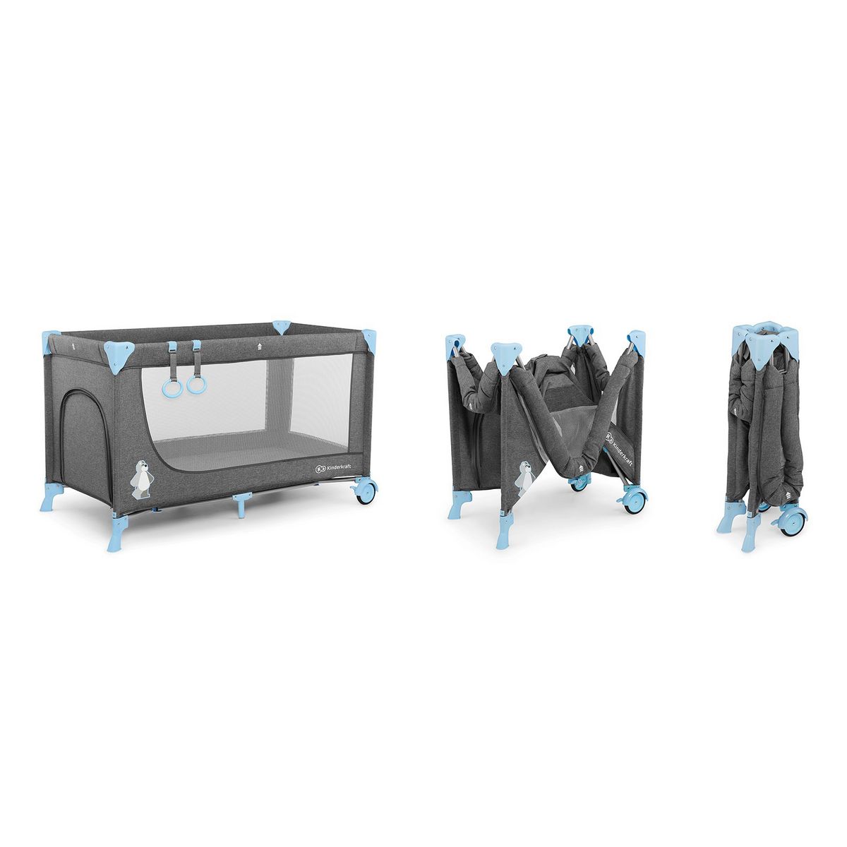 KINDERKRAFT Lit parapluie avec accessoires Joy