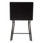 Voir la diapositive 2 : FIVE Table de Bar en Métal  Pliante  102cm Noir