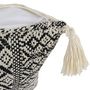 Voir la diapositive 2 : The Home Deco Factory Coussin à pompons Ethnique - L. 40 x l. 40 cm - Beige