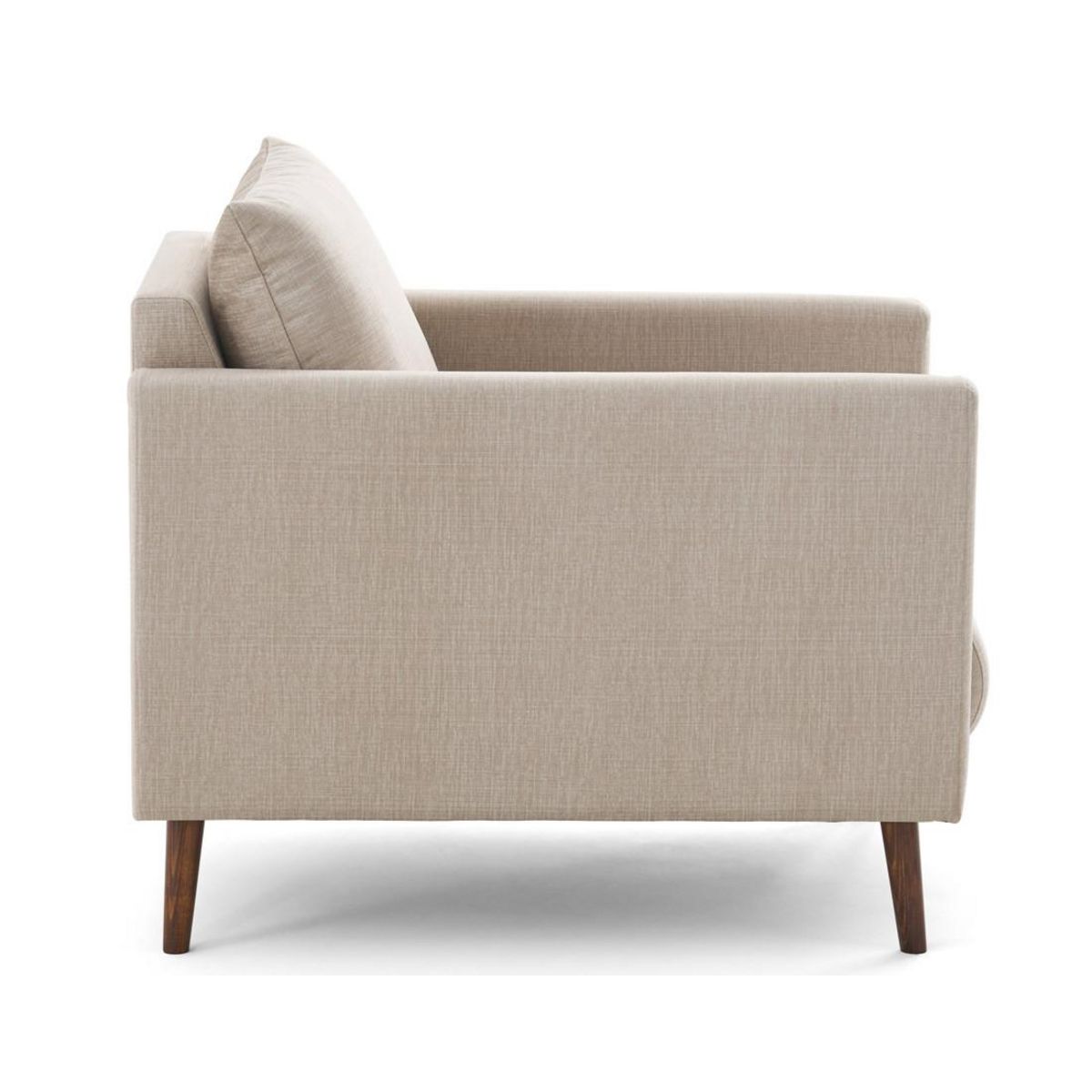 LISA DESIGN Ostrava - fauteuil en velours pieds en bois