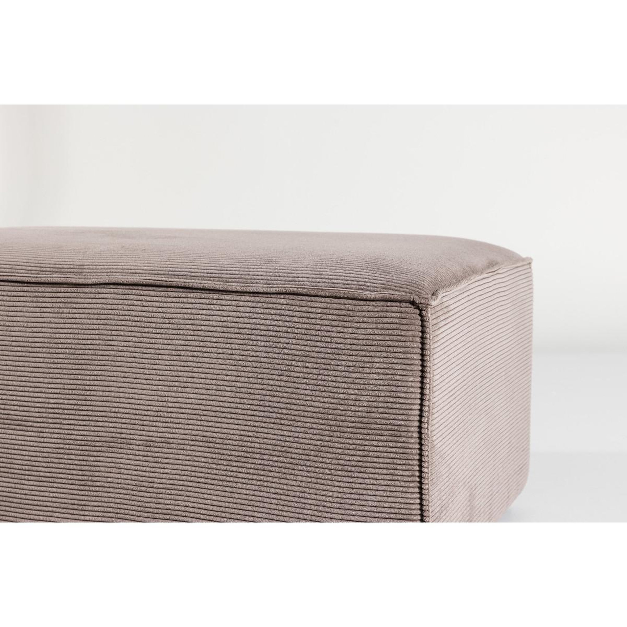 Voir la diapositive 6 : Paris Prix Pouf en velours côtelé  gillholmen  92cm marron