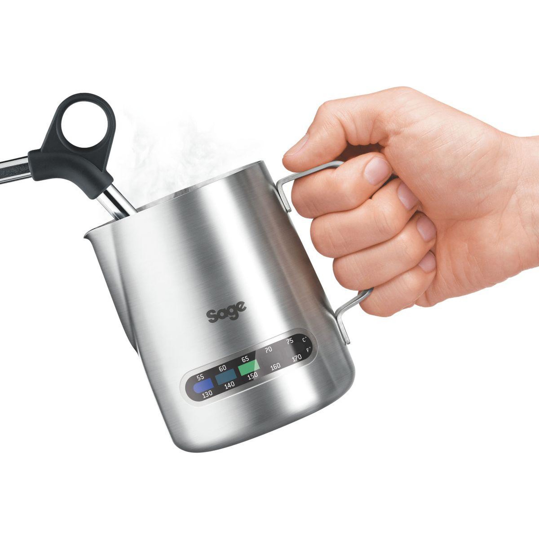 Voir la diapositive 2 : SAGE APPLIANCES Carafe à lait Pot à Lait the Temp Control Jug