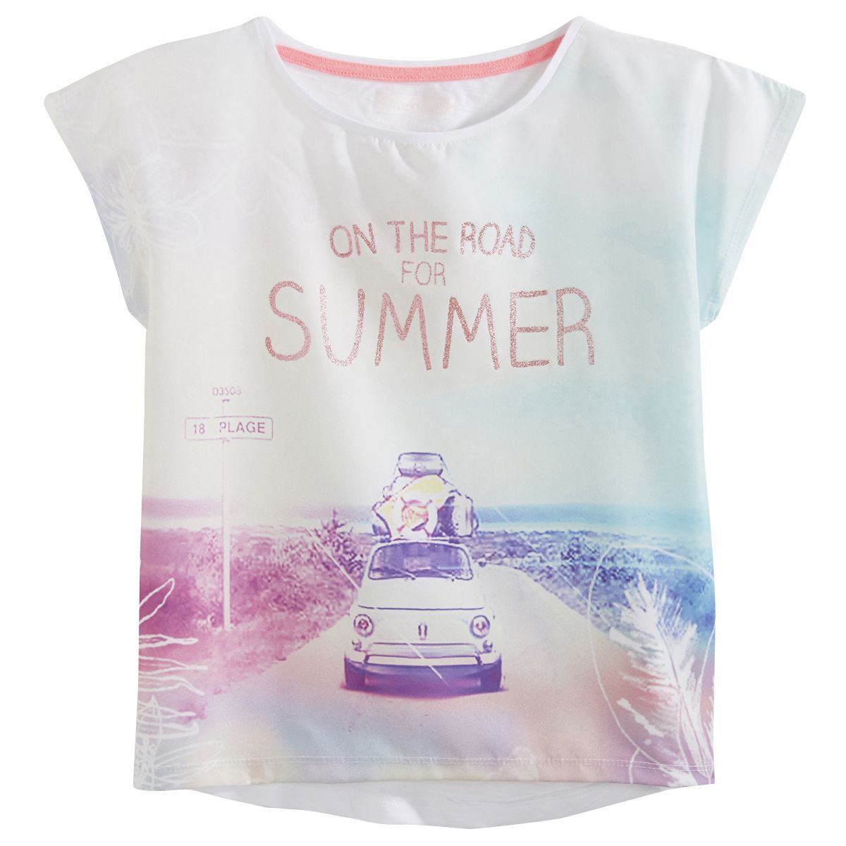 IN EXTENSO Tee shirt manches courtes fille