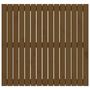 Voir la diapositive 4 : VIDAXL Tete de lit murale Marron miel 95,5x3x90 cm Bois massif de pin