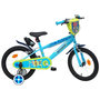 Voir la diapositive 1 : Disney Toy Story Vélo 16  Garçon Licence  Toys Story  pour enfant de 4 à 6 ans avec stabilisateurs à molettes