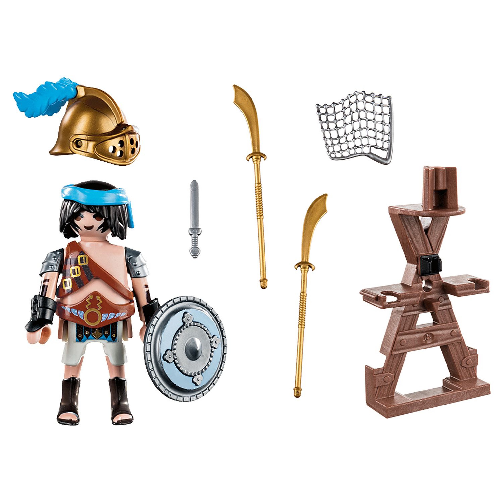 Voir la diapositive 2 : PLAYMOBIL 70302 - Spécial Plus - Gladiateur avec armes