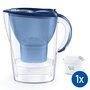 Voir la diapositive 1 : BRITA BRITA Carafe filtrante Marella bleu (2,4L) inclus 1 cartouche filtrante MAXTRA PRO All-in-1