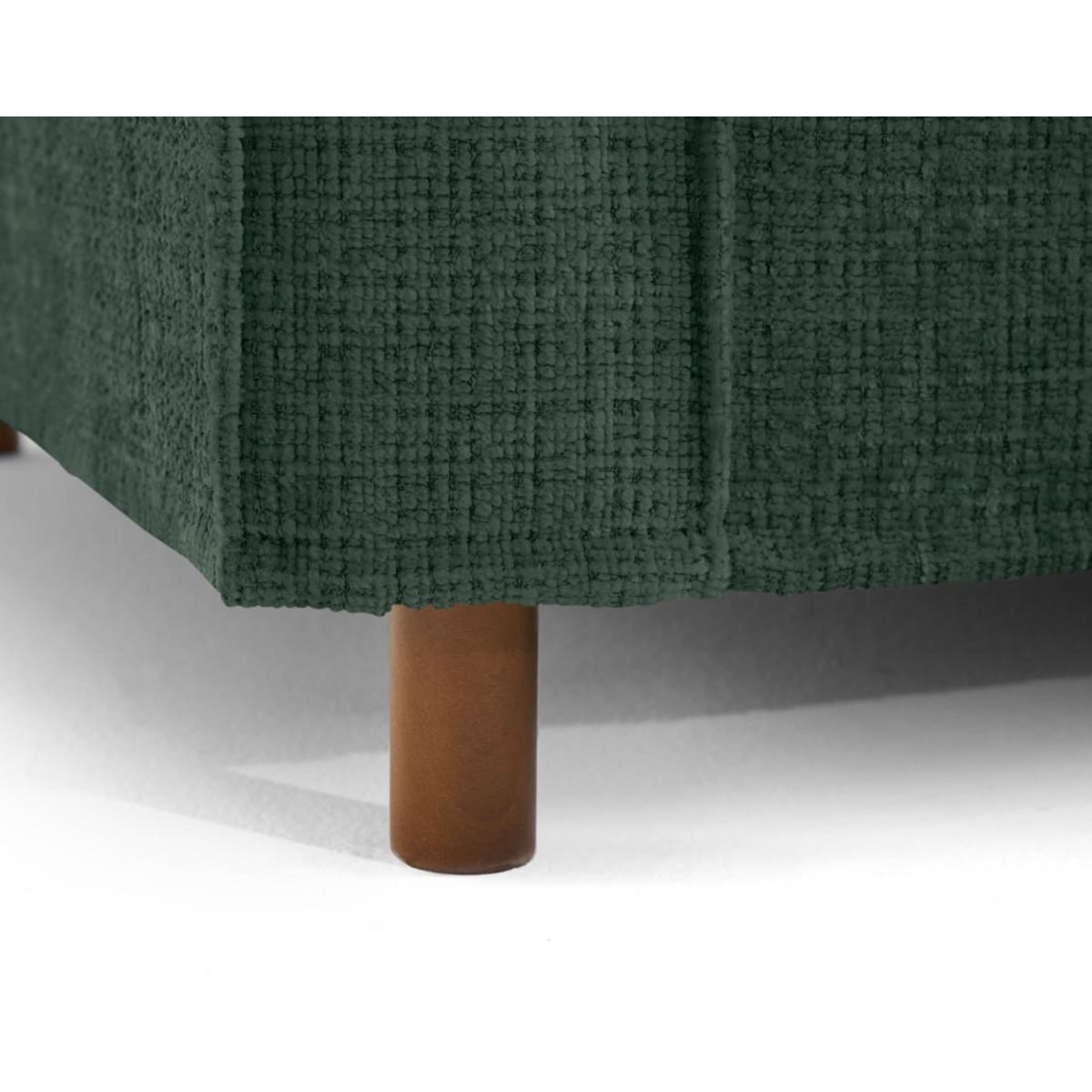 LISA DESIGN Jake - canapé déhoussable d'angle droit 5 places en velours texturé