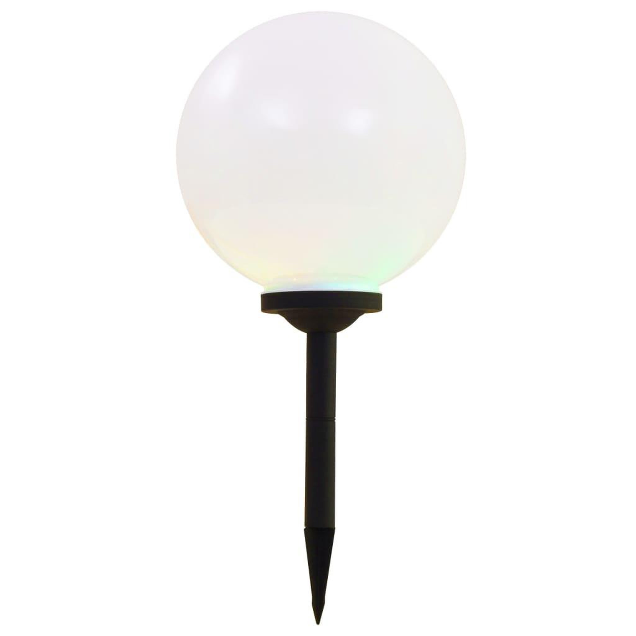 Voir la diapositive 3 : VIDAXL Lampes solaires spheriques LED de jardin 4 pcs 30 cm RVB