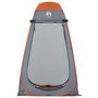 Voir la diapositive 5 : VIDAXL Tente d'intimite gris et orange escamotable impermeable
