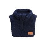 Petit Béguin Faux col zippé enfant en sherpa Anouk. Coloris disponibles : Bleu