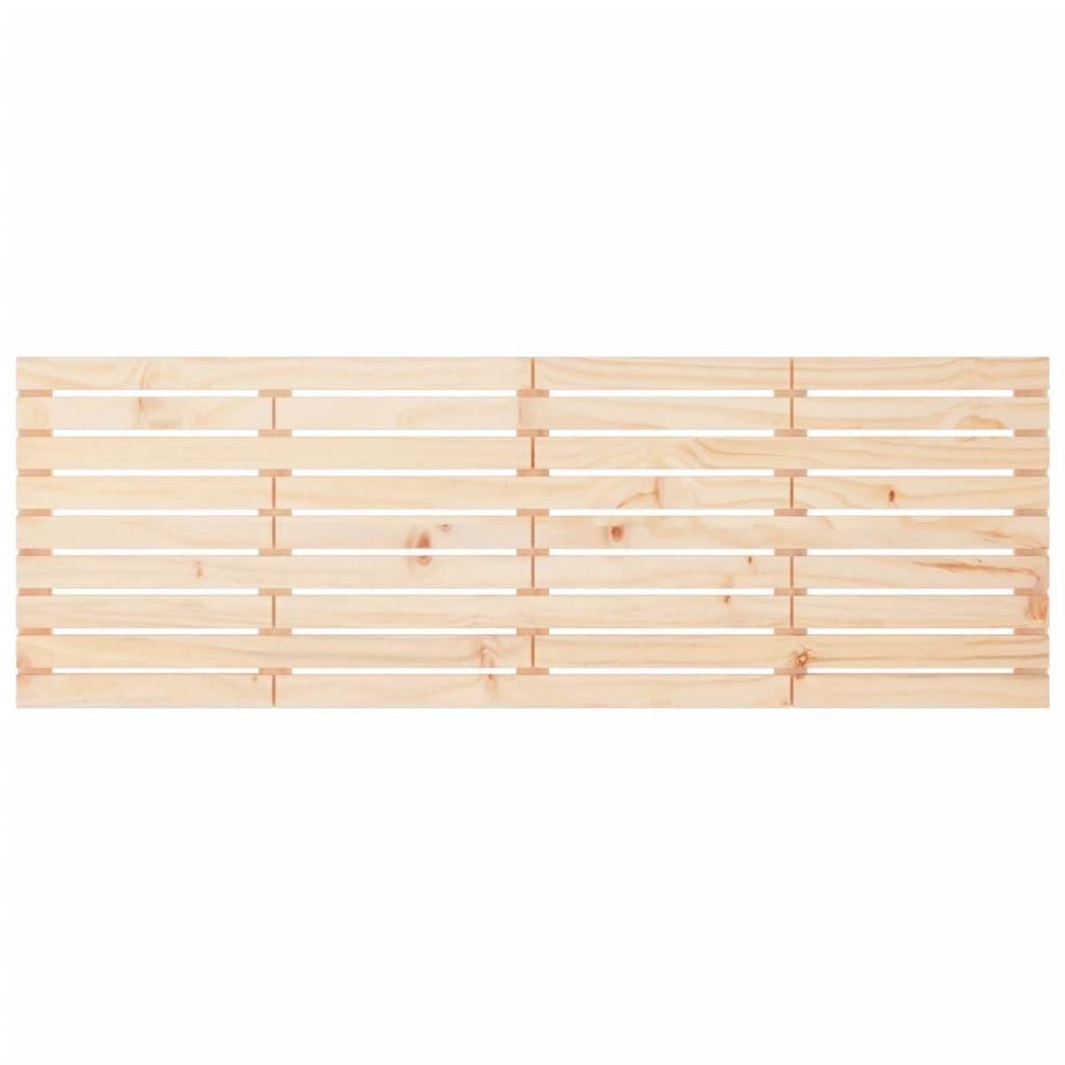 VIDAXL Tete de lit murale 206x3x63 cm Bois massif de pin