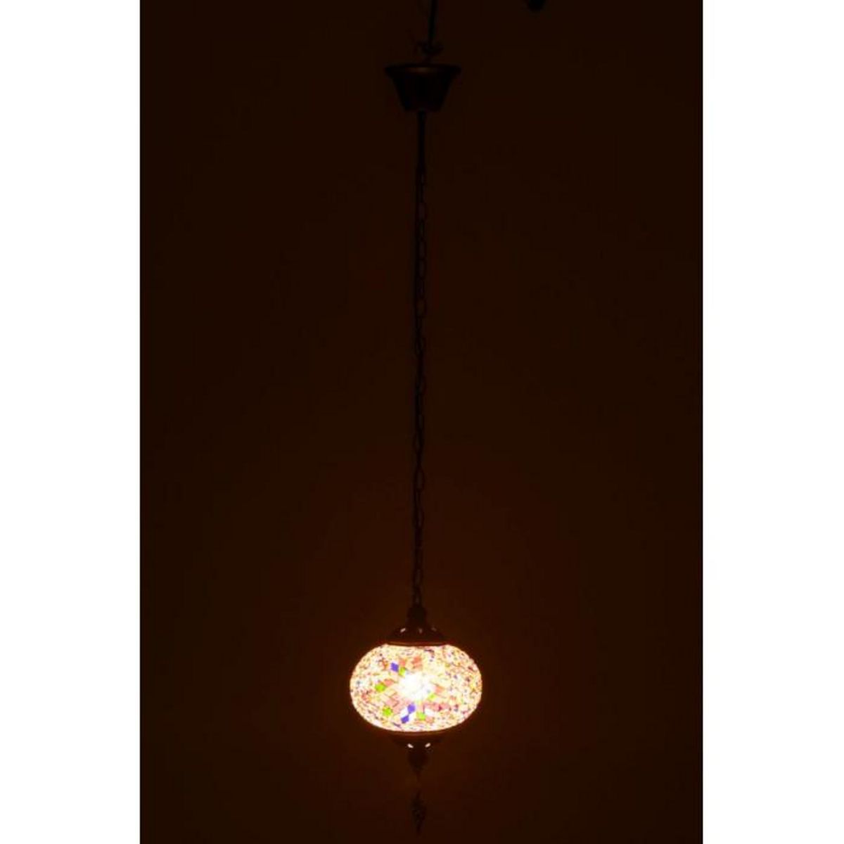 Paris Prix Lampe Suspension Mosaïque  Neal  18cm Multicolore