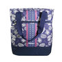 Voir la diapositive 1 : Bagtrotter BAGTROTTER Sac 3 en 1 : sac à dos, sac shopping et yoga Offshore Bleu Fleurs