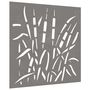 Voir la diapositive 3 : VIDAXL Decoration murale jardin 55x55 cm acier corten design d'herbe