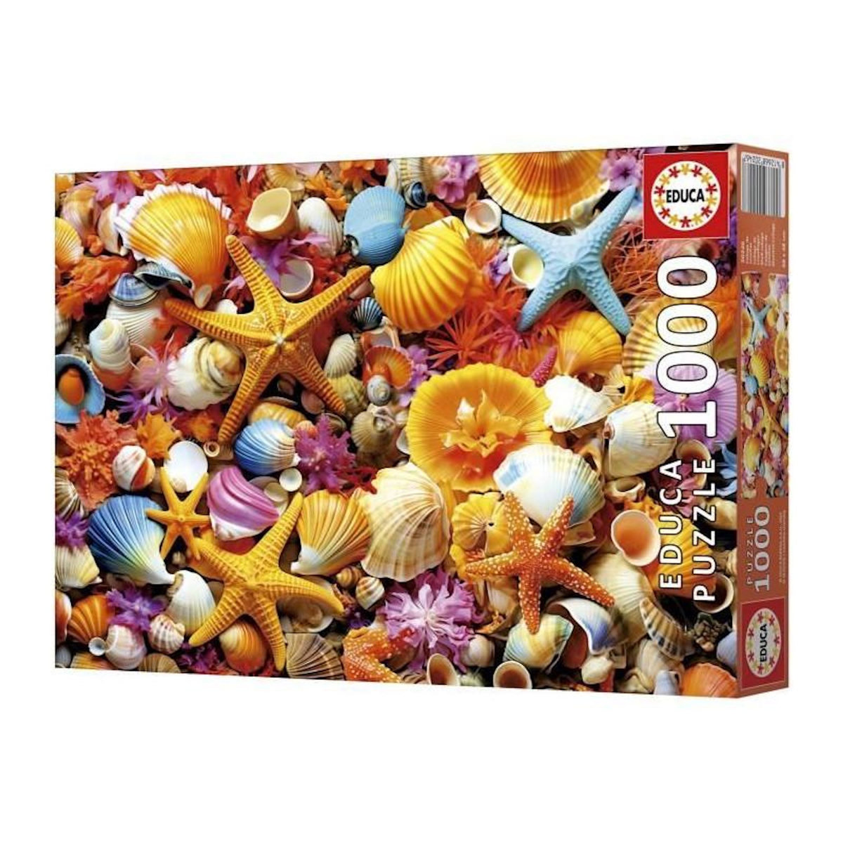 EDUCA Puzzle 1000 pièces – Collage de Coquillages – 68 x 48 cm – Educa – Dès 12 ans