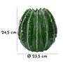 Voir la diapositive 5 : Paris Prix Vase Déco en Céramique  Cactus  24cm Vert