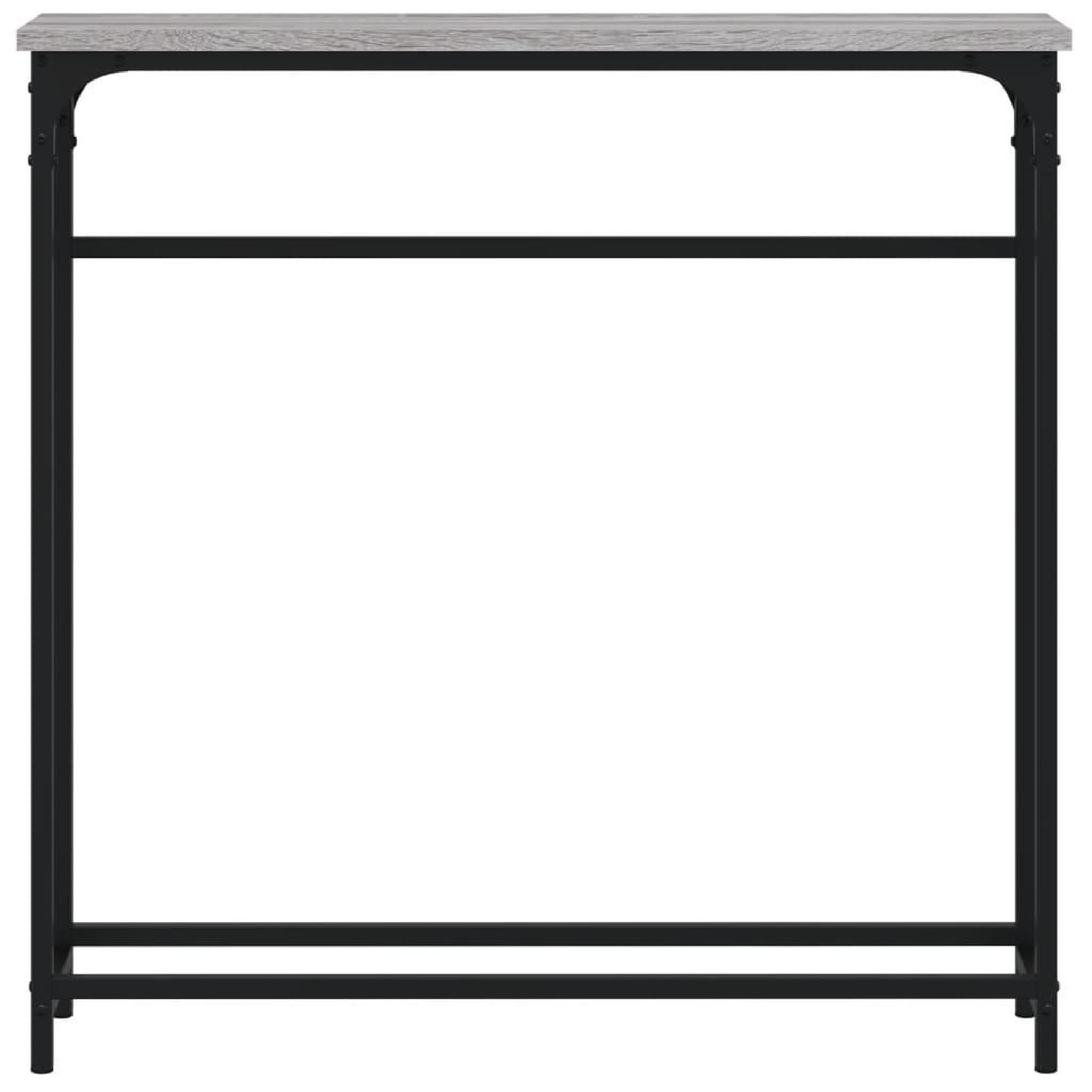 Voir la diapositive 4 : VIDAXL Table console sonoma gris 75x19,5x75 cm bois d'ingenierie