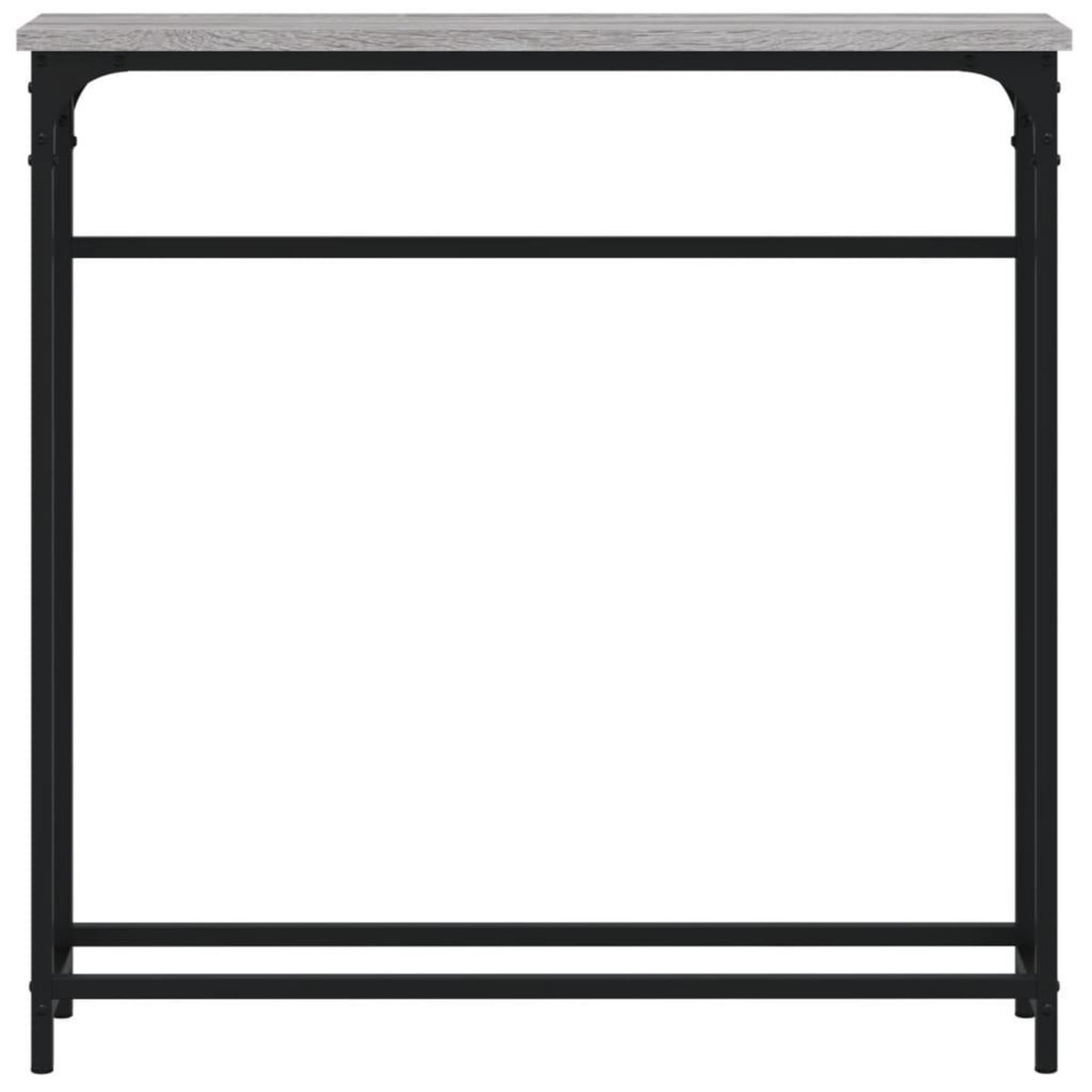 VIDAXL Table console sonoma gris 75x19,5x75 cm bois d'ingenierie