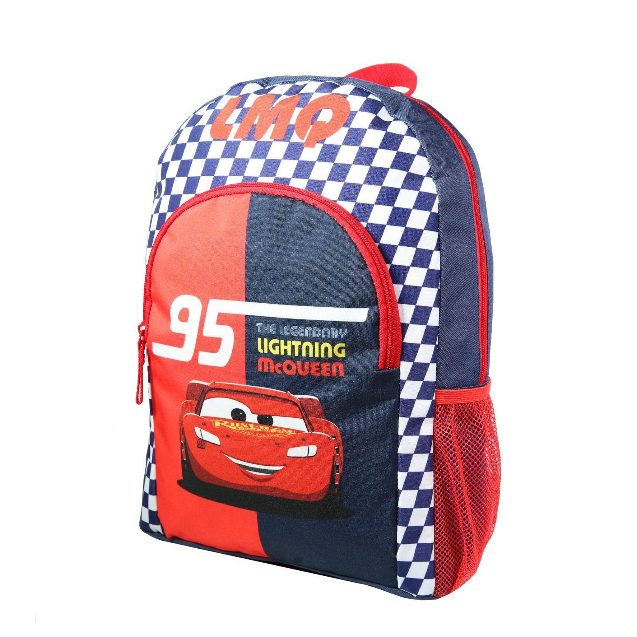 Voir la diapositive 2 : Bagtrotter BAGTROTTER Sac à dos 37 cm avec poche Disney Cars Rouge et bleu