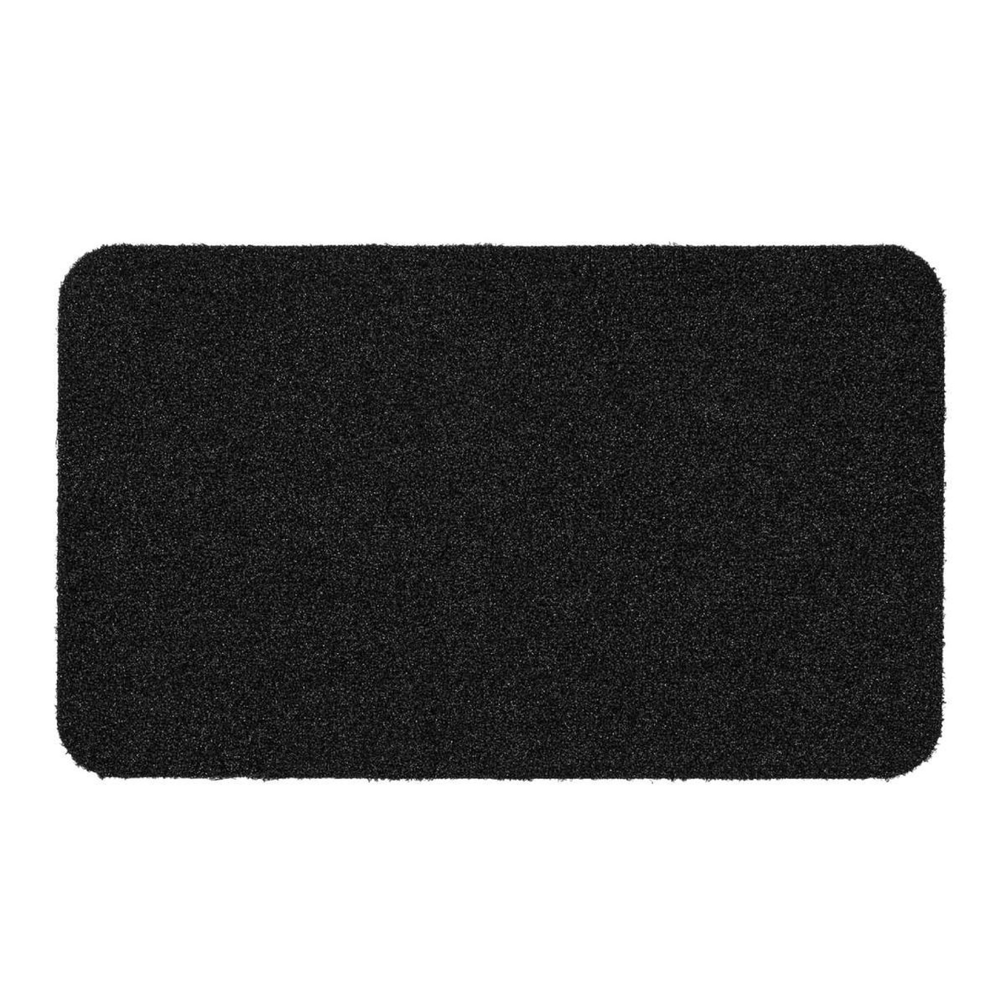 Douceur d'Intérieur Tapis d'entrée grattoir  odin  45x75cm noir