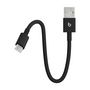 Voir la diapositive 2 : BEATS Câble de charge tissé court USB-A vers USB-C  20 cm Noir