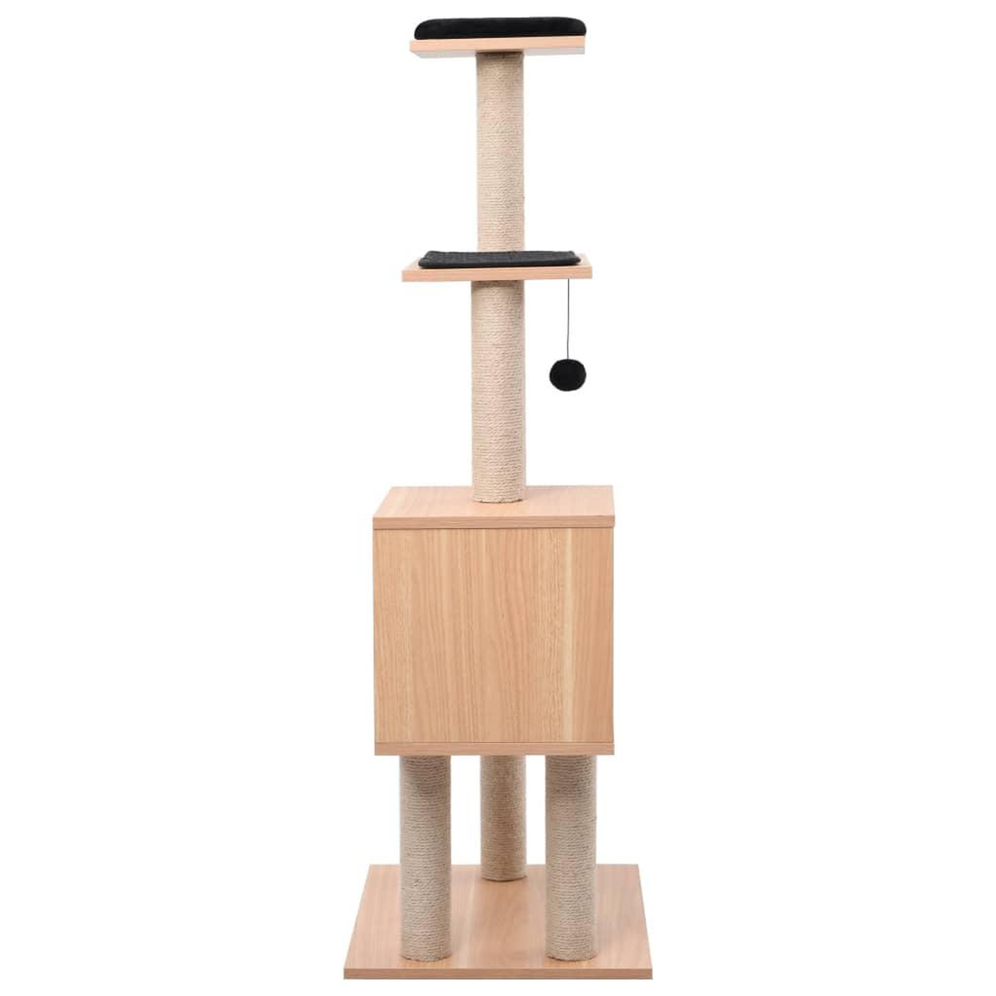 Voir la diapositive 3 : VIDAXL Arbre a chat avec tapis a gratter en sisal 123 cm