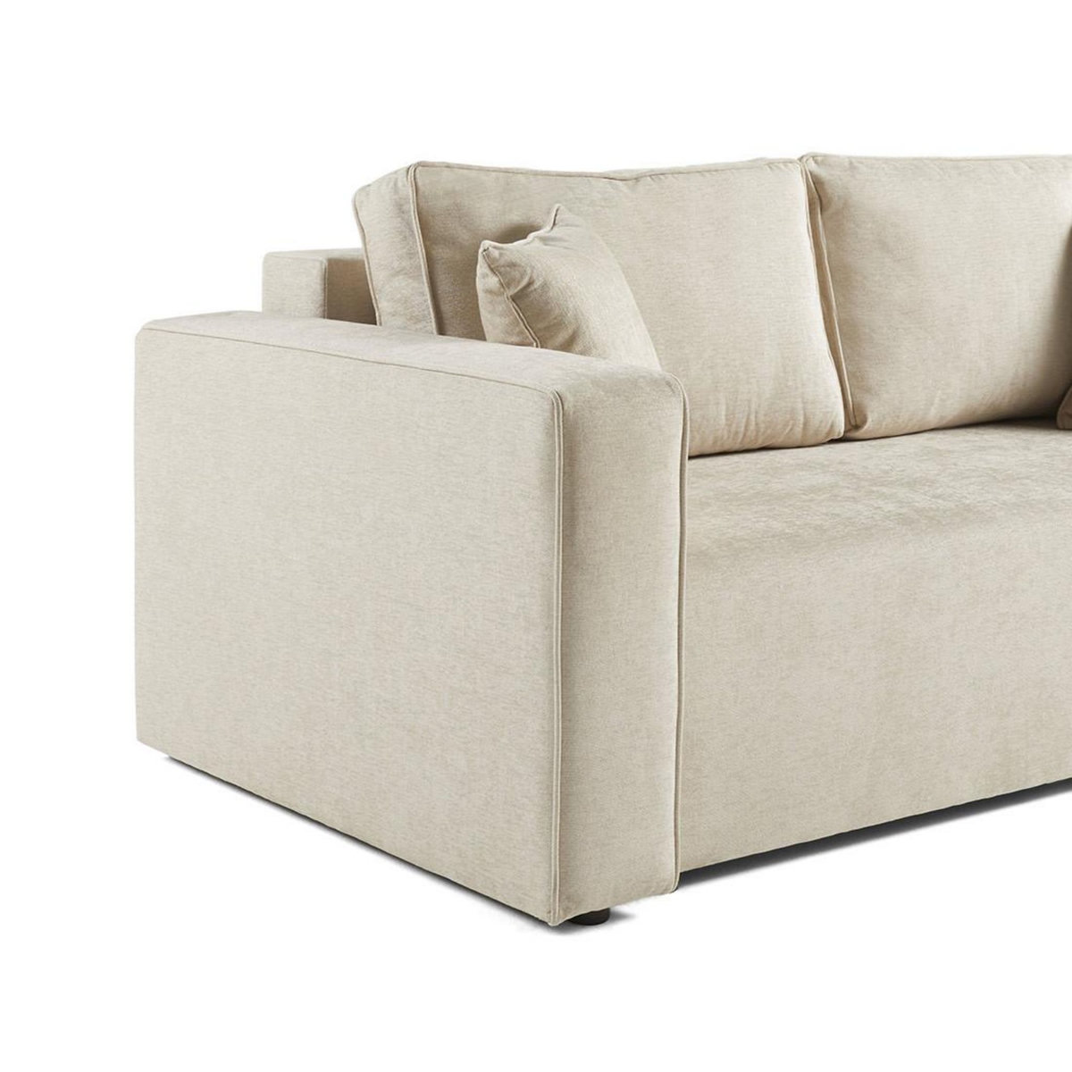 BEST MOBILIER Topaze - canapé droit 2 places - en tissu