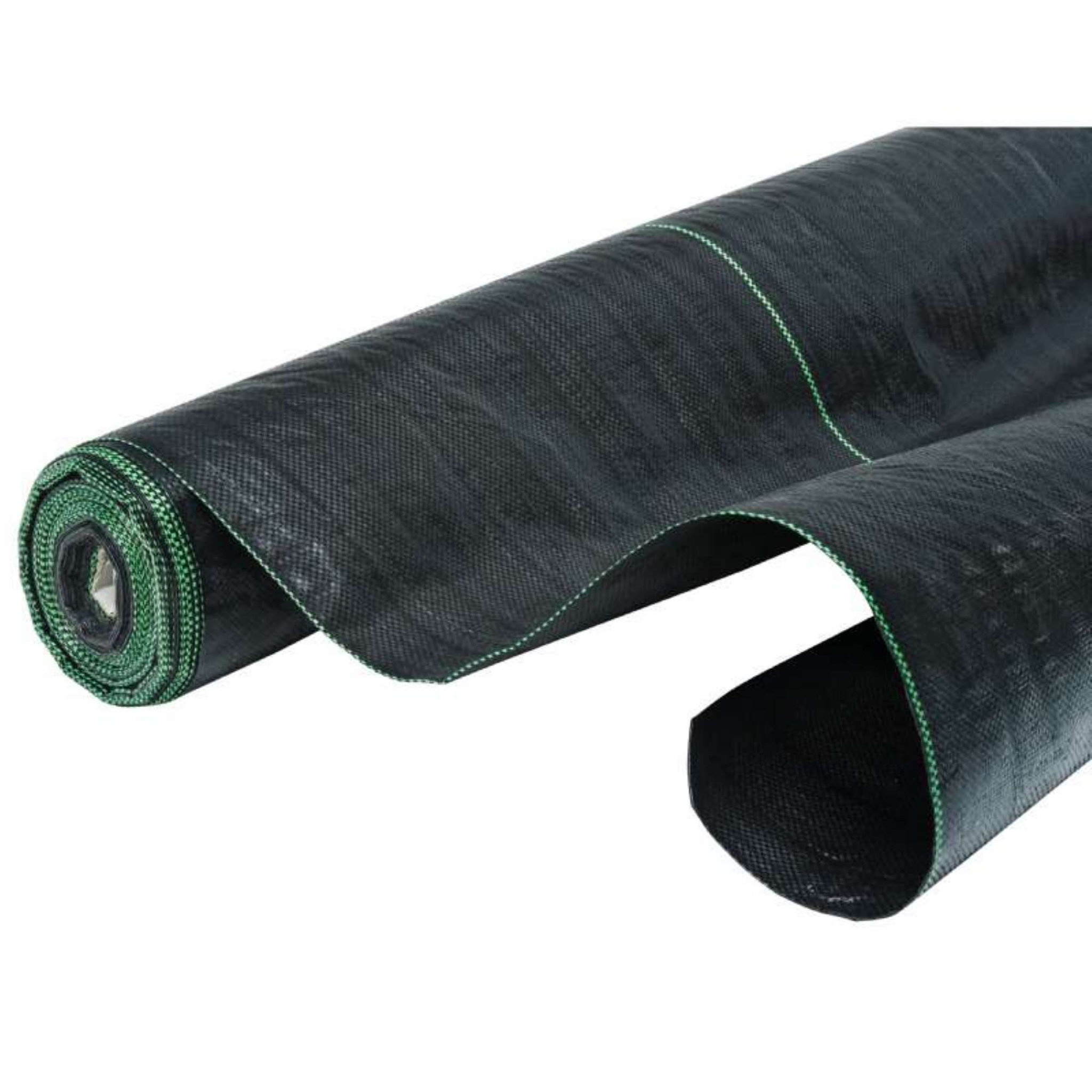 Voir la diapositive 1 :  Toile anti mauvaises herbes 100 g/m2 Werkapro 2,1 x 25 m