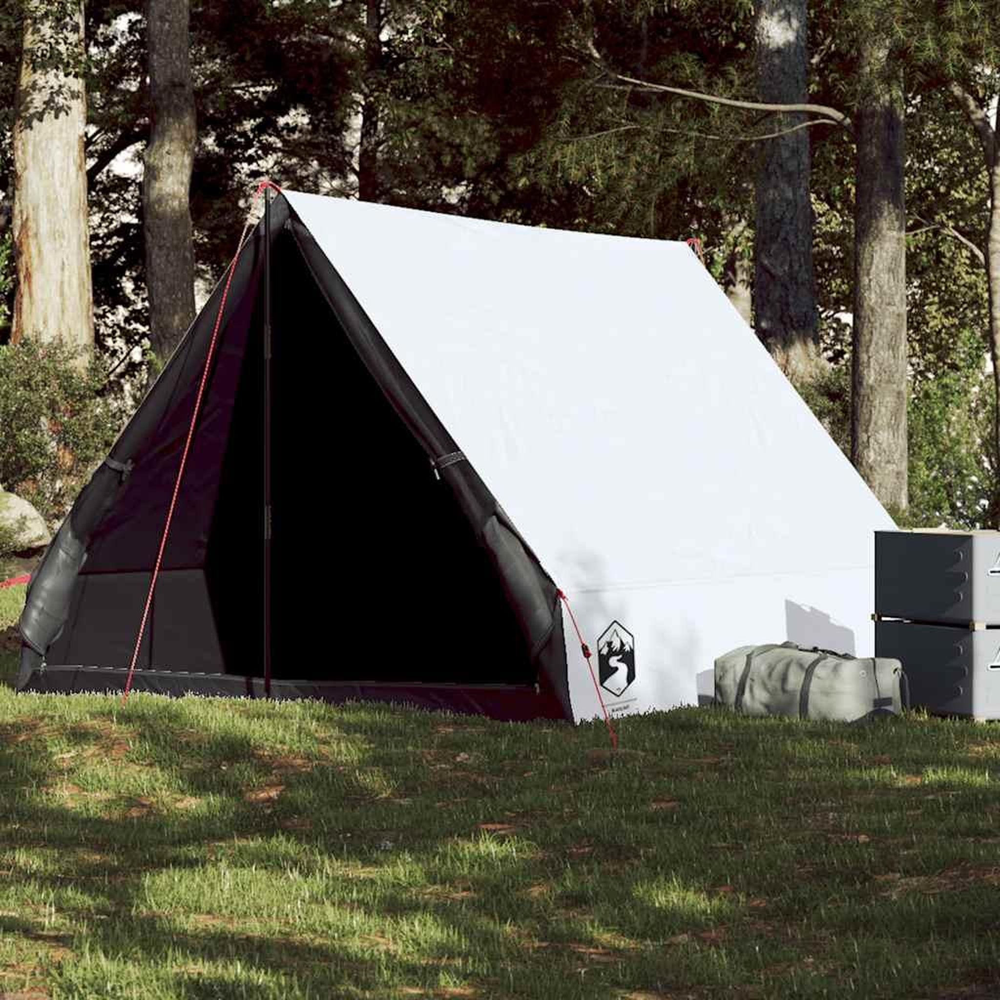 VIDAXL Tente de camping en A 2 personnes tissu occultant impermeable