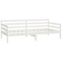 Voir la diapositive 5 : VIDAXL Lit de jour sans matelas blanc bois de pin massif 90x200 cm