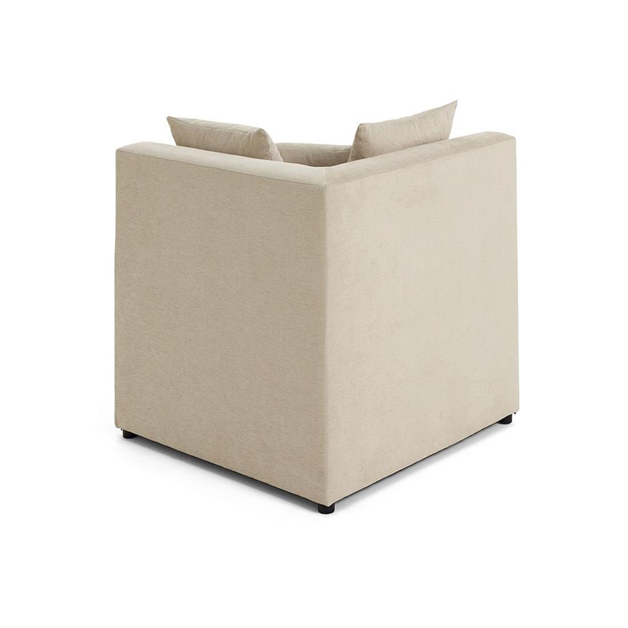 Voir la diapositive 4 : BEST MOBILIER Amalfi - module d'angle réversible - en tissu